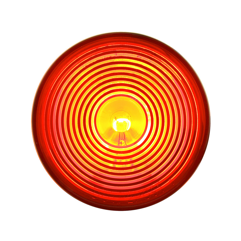 United Pacific 2.5" Round Light (Clearance/Marker) Red Lens 31065