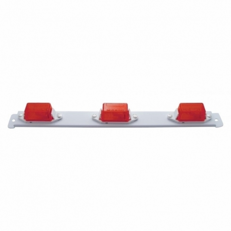 United Pacific Mini Identification Light Bar Red 31077
