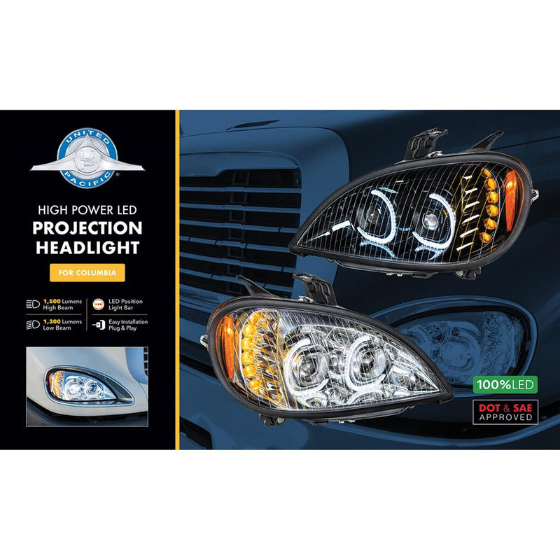 United Pacific High Power LED Projection Headlight - Passenger