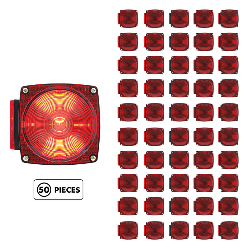 United Pacific Under 80" Wide Combination Trailer Light With License Light (50 Pcs) 31132P50