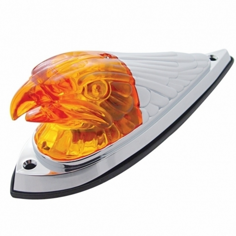United Pacific Illuminated Eagle's Head Cab Light Amber 31148