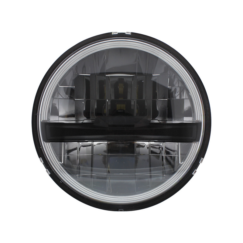 United Pacific ULTRALIT 8 High Power LED 5-3/4" Headlight Black 31202