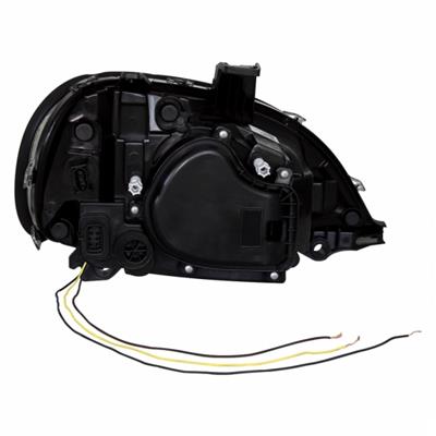 United Pacific Blackout Projection Headlight with Dual Function Light Bar
