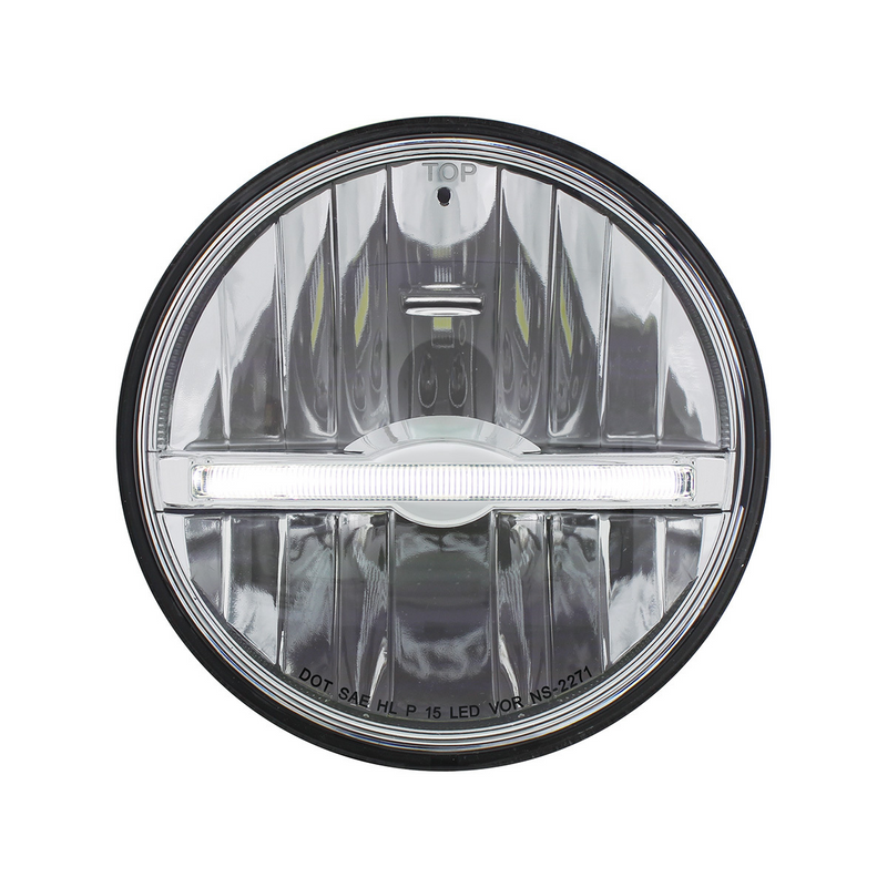 United Pacific ULTRALIT 9 LED 5-3/4" LED Headlight With White LED Position Light Bar 31267