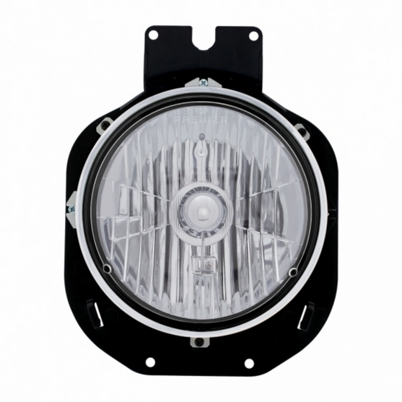 United Pacific Crystal Headlight With Bracket For 1996-2005 Freightliner Century 31280