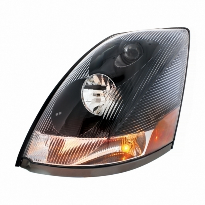 United Pacific Blackout Headlight For 2003-2017 Volvo VN/VNL Driver 31312