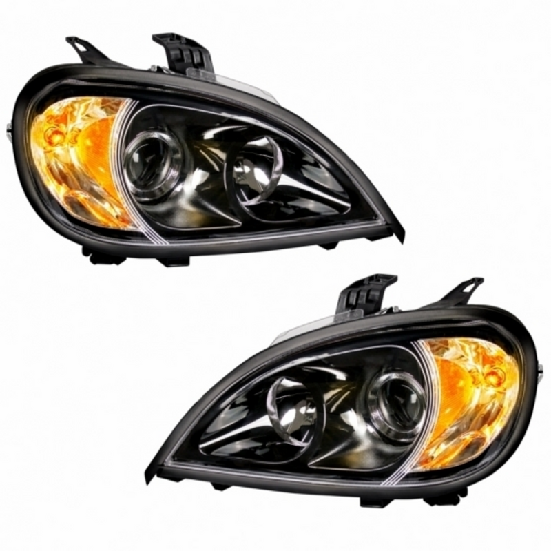 United Pacific Blackout Projection Headlight Set For 2001-2020 Freightliner Columbia (Pair) 31326