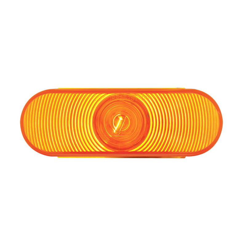 United Pacific 6" Oval Turn Signal Light Amber Lens 31361