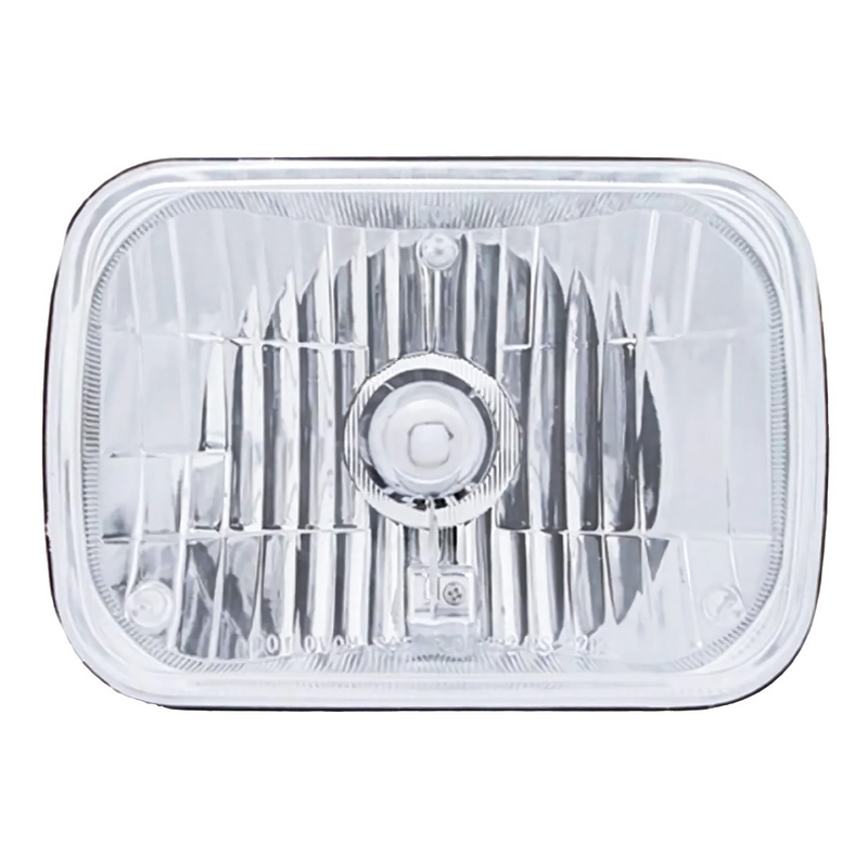 United Pacific 5" X 7" Crystal Rectangular Headlight Plastic Lens 31377