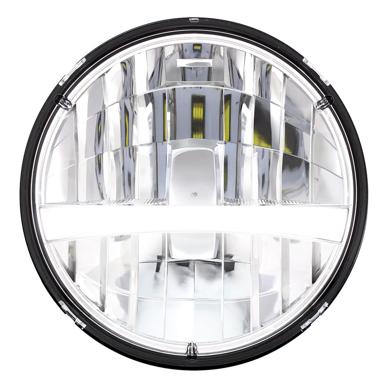 United Pacific ULTRALIT High Power LED 7" Headlight With White Position Light Bar 31459