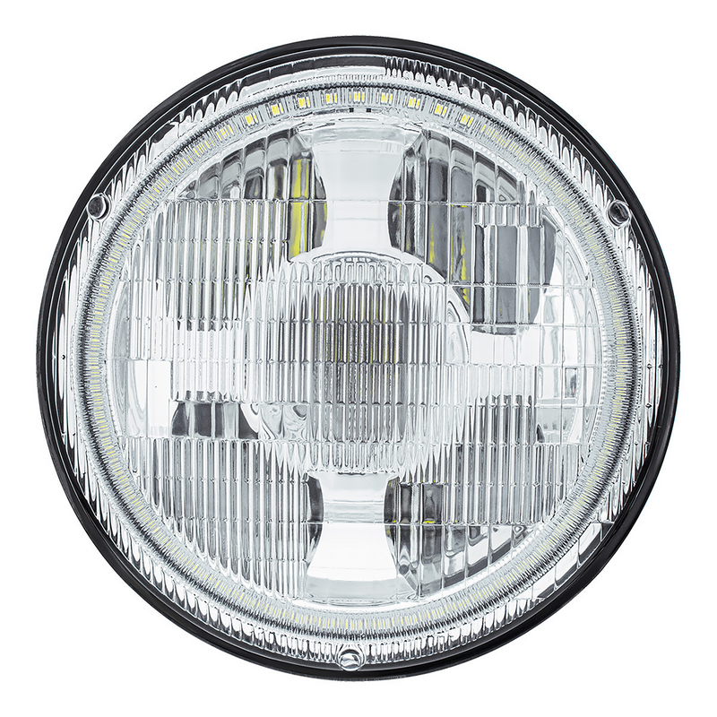 United Pacific ULTRALIT High Power LED 7" Projection Light With Dual Color LED Halo & Classic Style Lens 31499