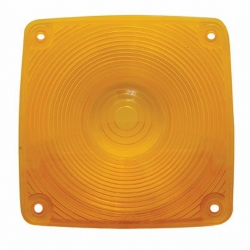 United Pacific Square Double Face Light Lens Amber 32067