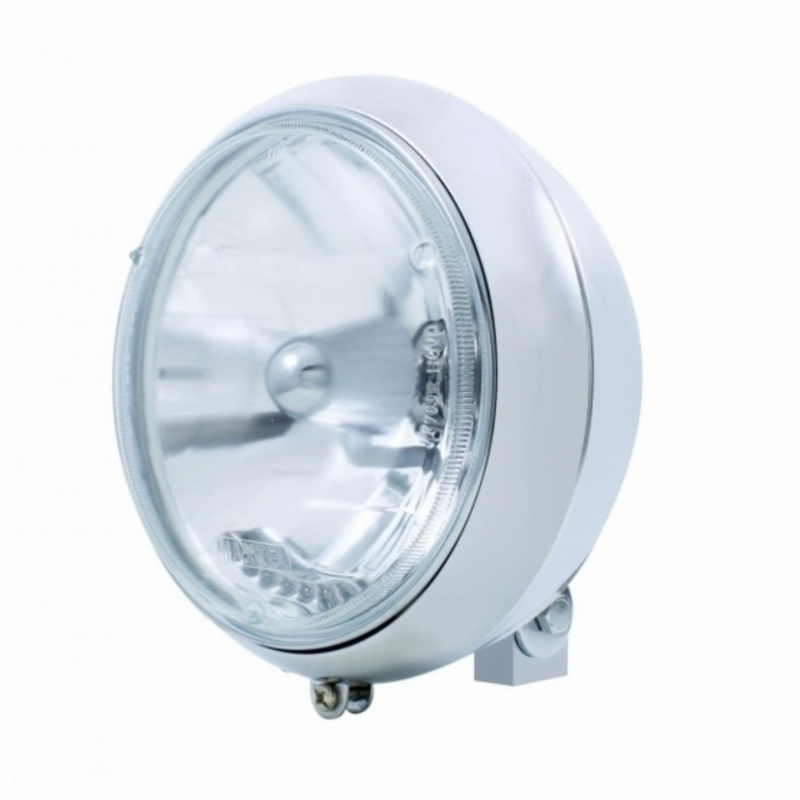United Pacific 7" Motorcycle Headlight With 10 Auxiliary LED Bulb 32168