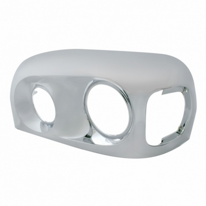 United Pacific Chrome Headlight Bezel For 2005-2010 Freightliner Century Driver 32198