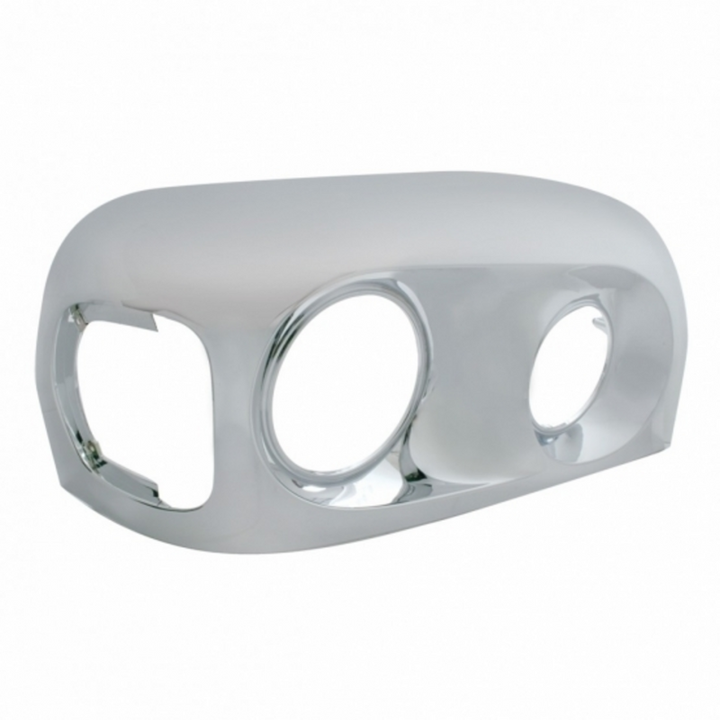 United Pacific Chrome Headlight Bezel For 2005-2010 Freightliner Century Passenger 32199