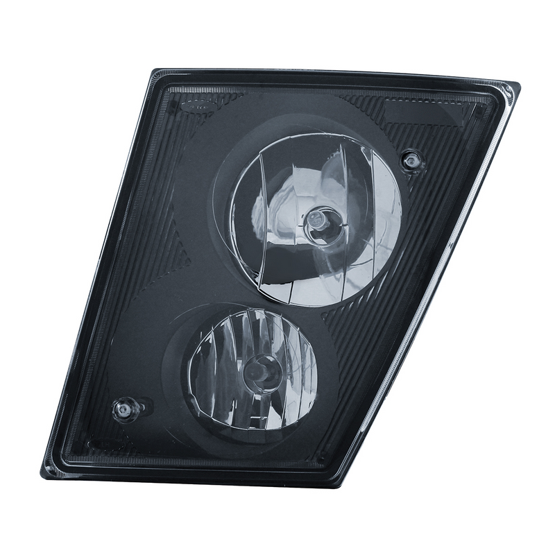 United Pacific Black Fog/Driving Light Assembly For 2003-2017 Volvo VN/VNL Driver 32355