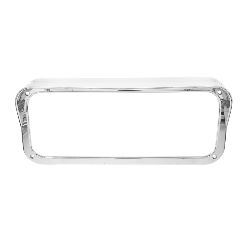 Chrome Replacement Bezel For United Pacific Rectangular Projection Headlights 32360B