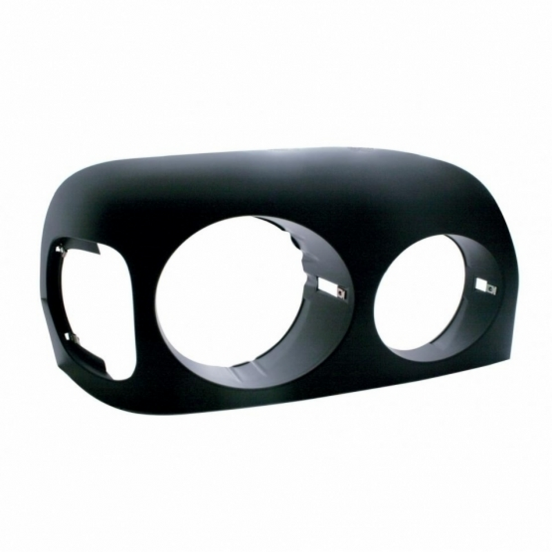 United Pacific Black Headlight Bezel For 1996-2004 Freightliner Century Passenger 32377