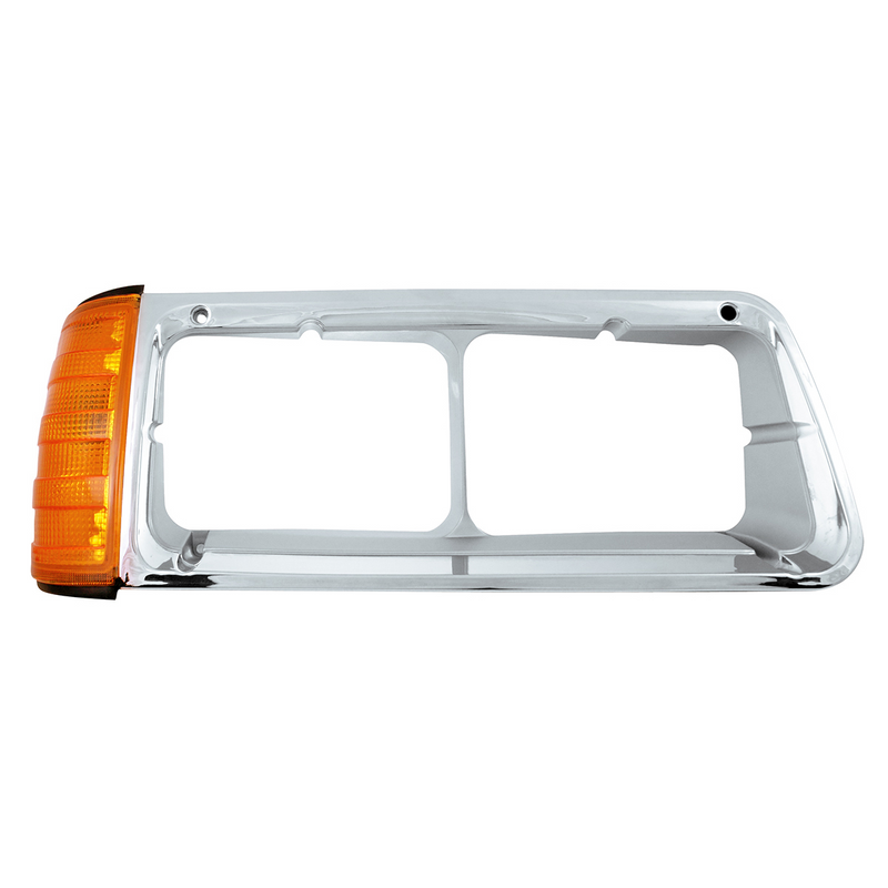 United Pacific Headlight Bezel With Turn Signal For 1989-2009 Freightliner FLD Passenger 32545