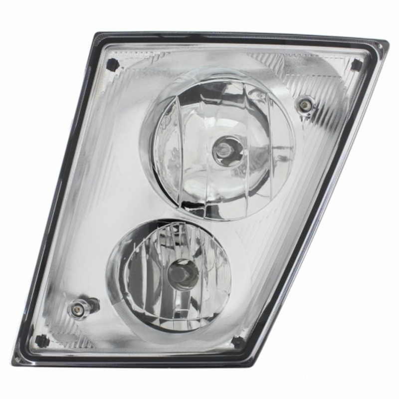 United Pacific Chrome Fog/Driving Light Assembly For 2003-2017 Volvo VN/VNL Driver 32590