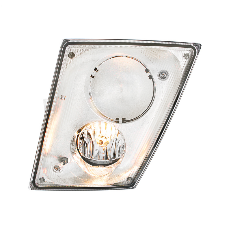 United Pacific Chrome Fog Light Assembly For 2003-2017 Volvo VN/VNL Driver 32592