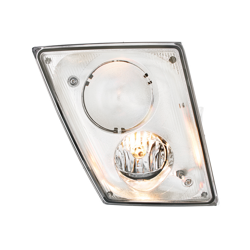 United Pacific Chrome Fog Light Assembly For 2003-2017 Volvo VN/VNL Passenger 32593