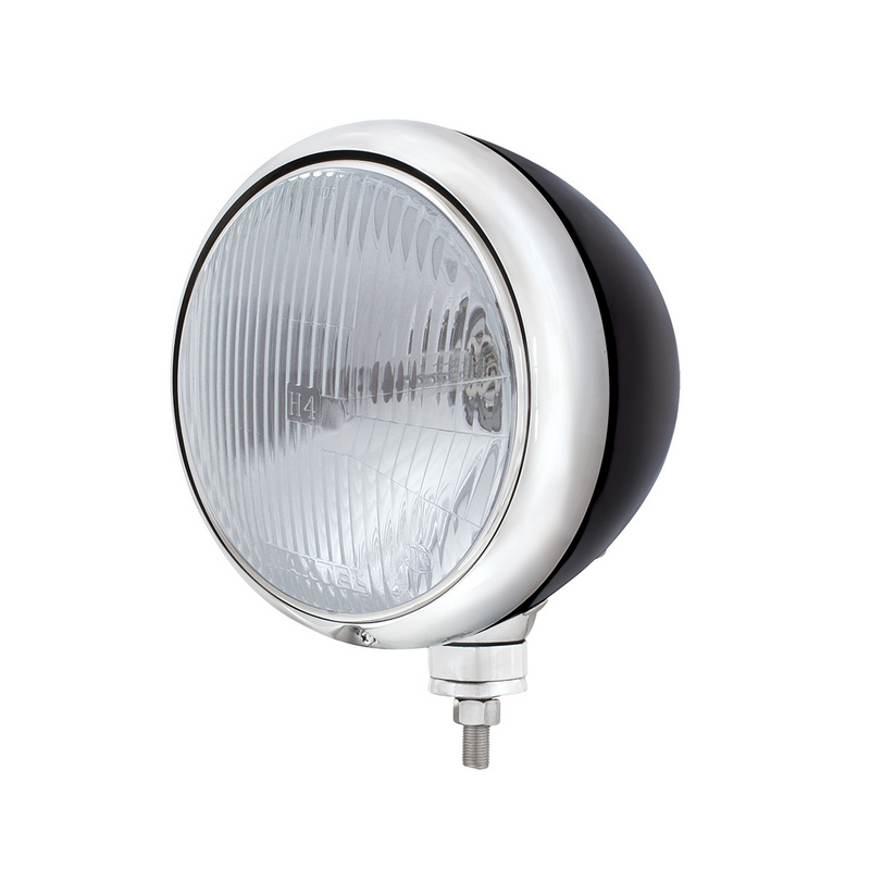 United Pacific Black Guide 682-C Style Headlight H4 Bulb 32651
