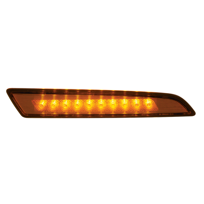 United Pacific 10 LED Hood Fender Side Marker Light For 2018-2024 Volvo VN/VNL Driver 32827
