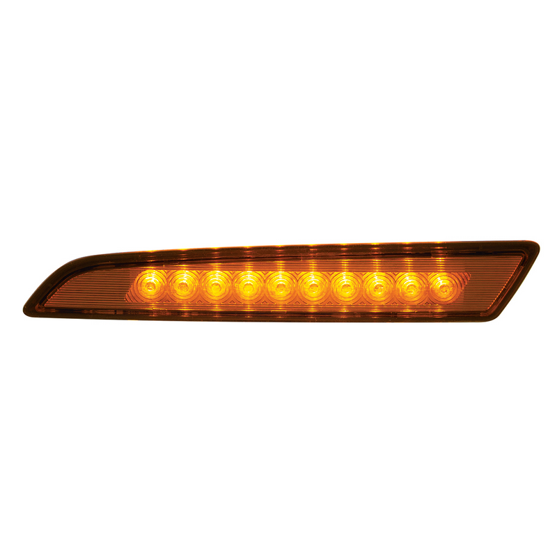 United Pacific 10 LED Hood Fender Side Marker Light For 2018-2024 Volvo VN/VNL Passenger 32828
