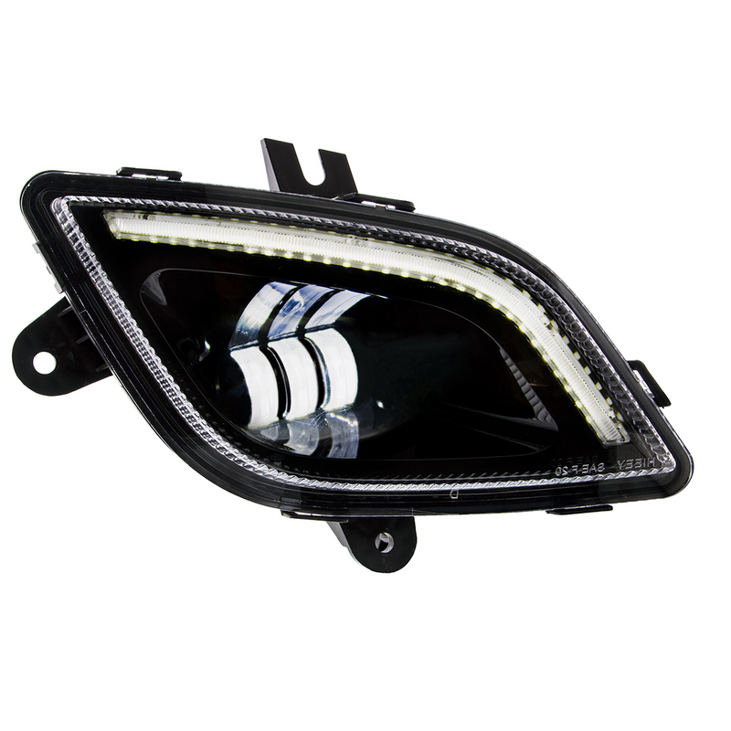 United Pacific 34 LED Black Fog Light With LED Light Bar For 2018-2024 Freightliner Cascadia Passenger 32831