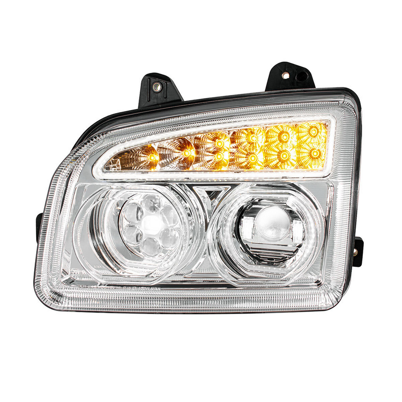 United Pacific Chrome 11 LED Headlight For 2015-2026 Kenworth T880-Driver 32860