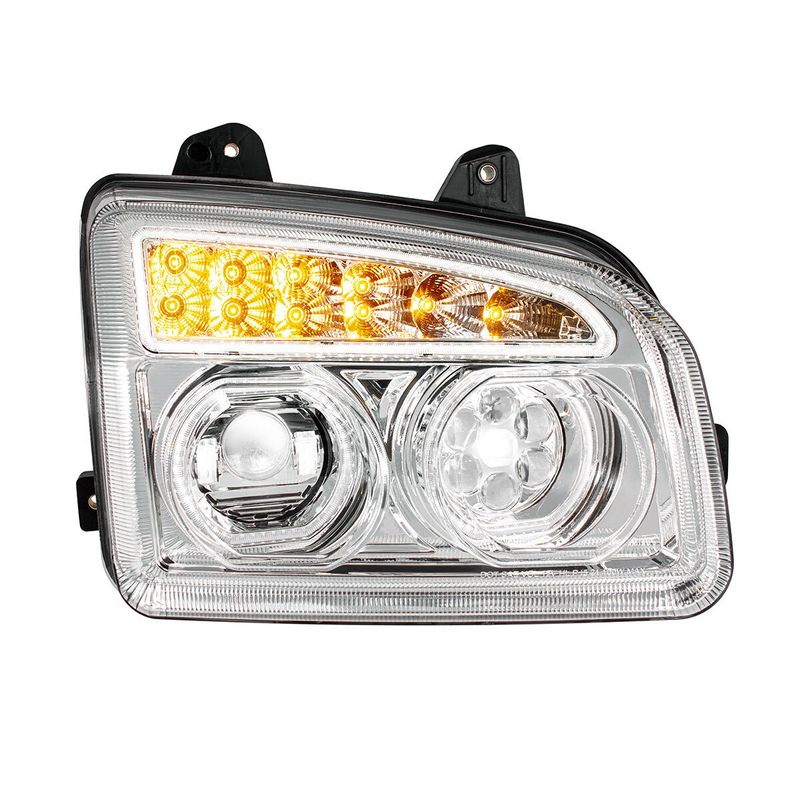 United Pacific Chrome 11 LED Headlight For 2015-2026 Kenworth T880-Passenger 32861