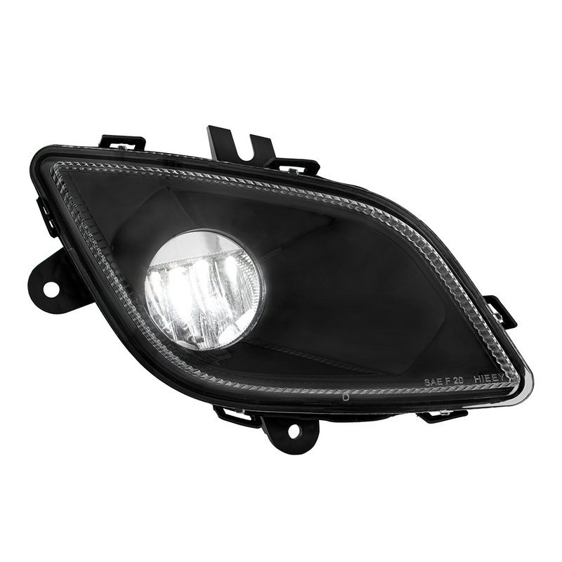 United Pacific Black Single LED Fog Light For 2018-2024 Freightliner Cascadia Passenger Competition Series 32903