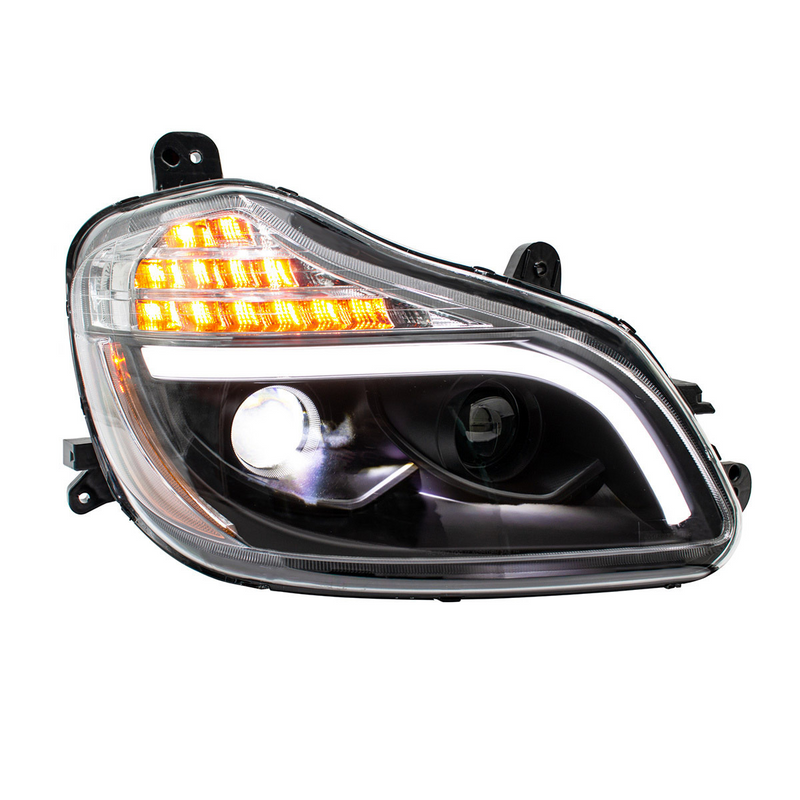 United Pacific Blackout 8 LED Projection Headlight For 2013-2021 Kenworth T680-Passenger 32907