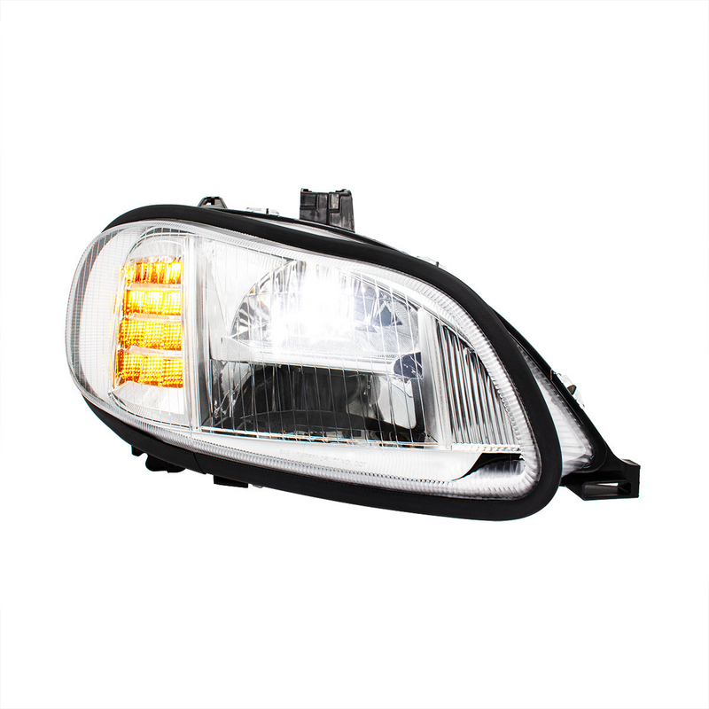 United Pacific Chrome High Power Full LED Headlight For 2003-2024 Freightliner M2-Passenger 32909