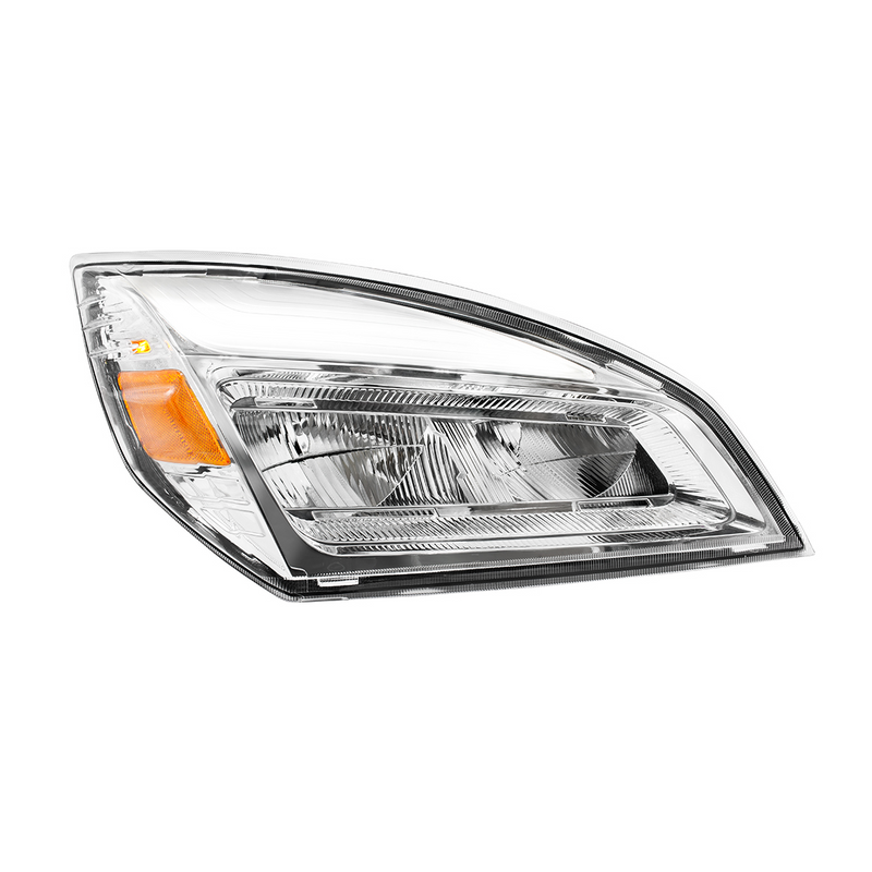 United Pacific High Power Chrome LED Headlight For 2018-2024 Freightliner Cascadia-Passenger 32913