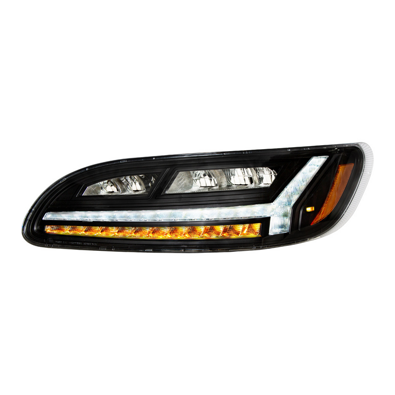 United Pacific Blackout 6 LED Headlight For Peterbilt 386 (2006-2016) & 387 (2000-2011)- Driver 32930