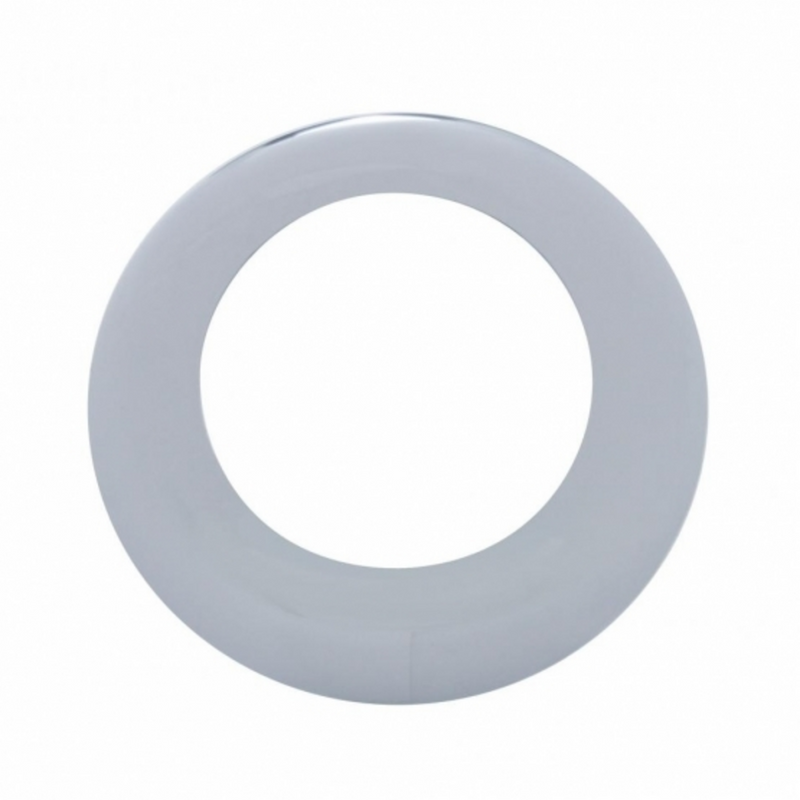 United Pacific Chrome Twist-On Light Bezel For 2.5" Round Light Grommet 33997
