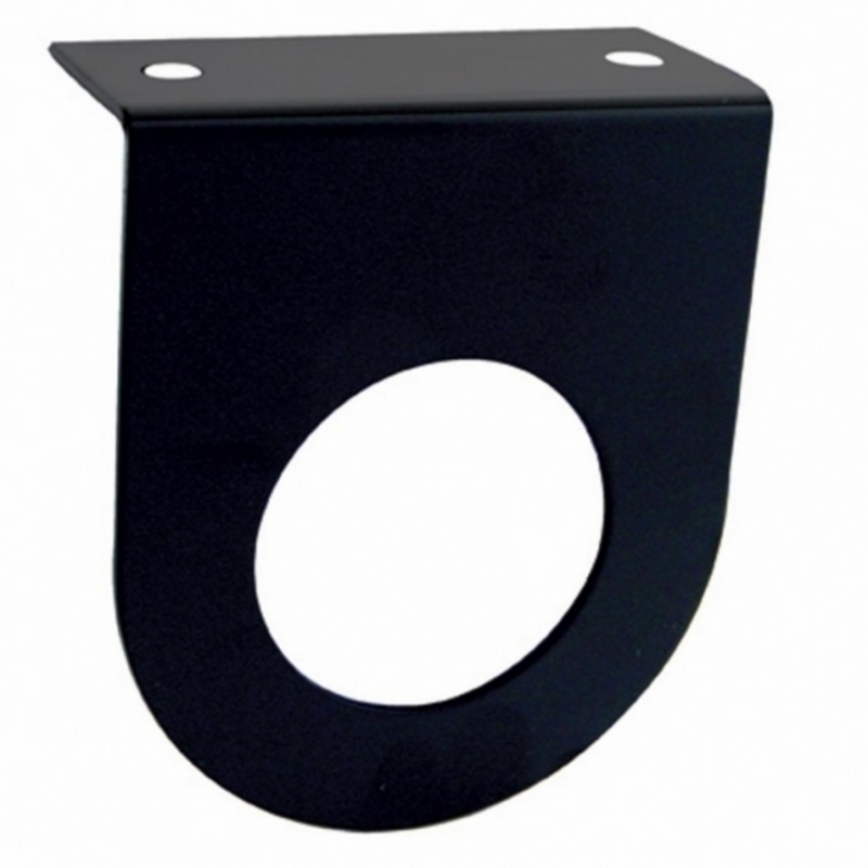 United Pacific 2" Black Light Bracket With Flange 1 Hole 34001
