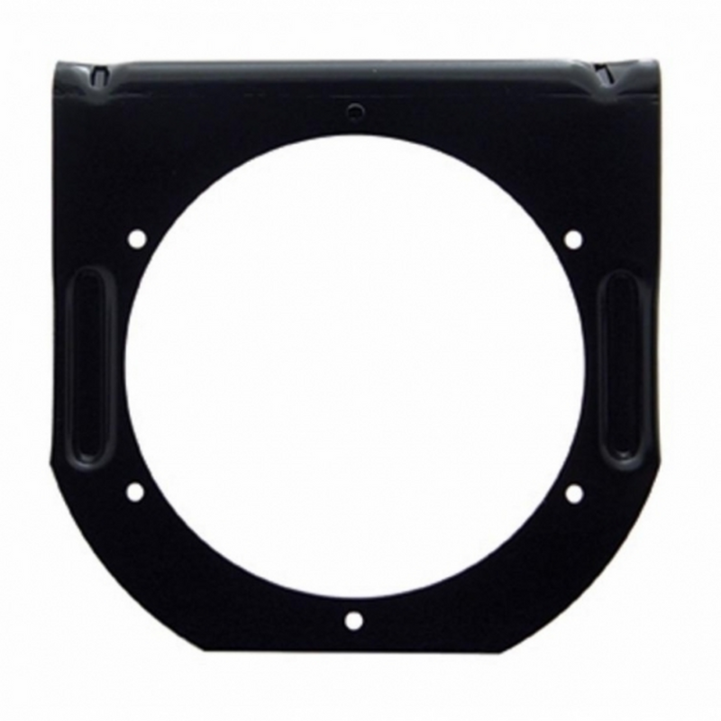 United Pacific 4" Black Light Bracket With Flange 1 Cutout 34007