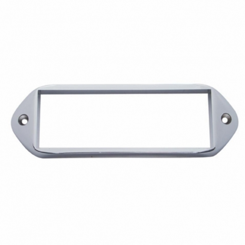 United Pacific Chrome Plastic Bezel For 5-7/8 X 2 Rectangular Light 34021