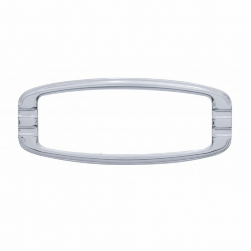 United Pacific Chrome Retro Light Bezel Flush Mount 34042
