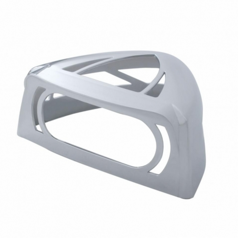United Pacific Turn Signal Cover With Visor For 1987-2007 Peterbilt 379/378/357 34067