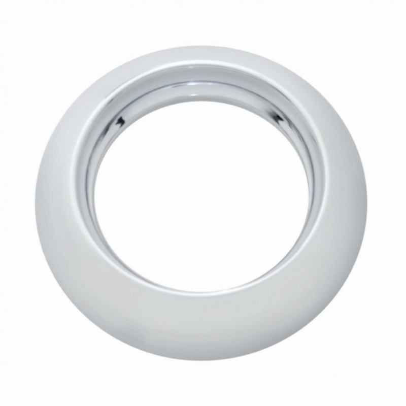 United Pacific 2" Chrome Twist-On Light Bezel Vintage Design 34081