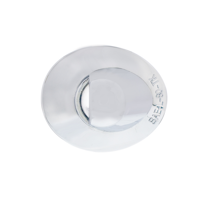 United Pacific Chrome License Plate Light Lens For 1990-2004 Ford Truck 34102