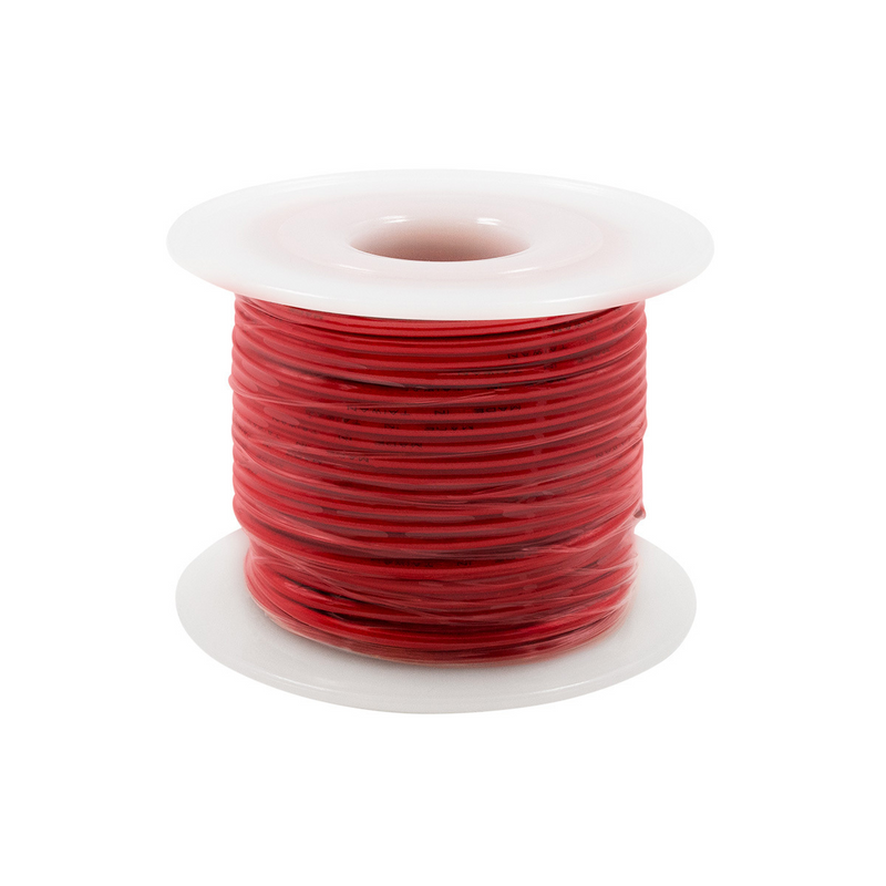 United Pacific 100 Ft. 16 AWG Long Primary Wire Roll Red 34118