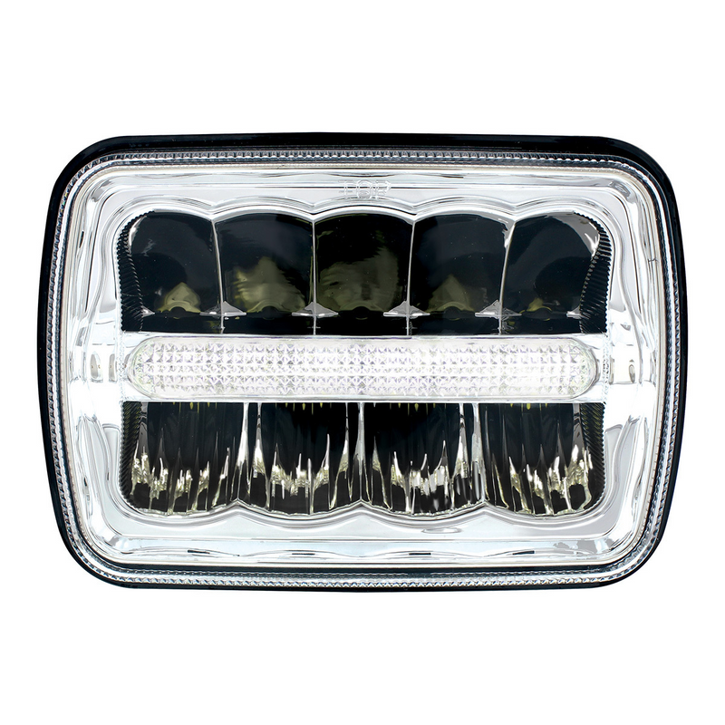 United Pacific ULTRALIT 9 High Power LED 5" X 7`" Rectangular Light With White Position Light Bar 34122
