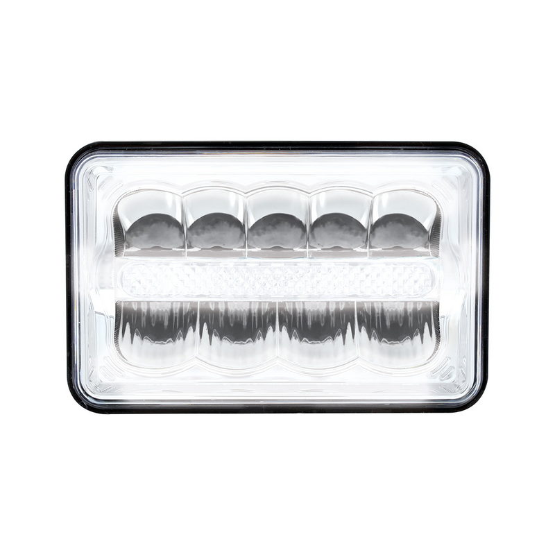 United Pacific ULTRALIT 9 High Power LED 4" X 6" Rectangular Light With White Position Light Bar 34125