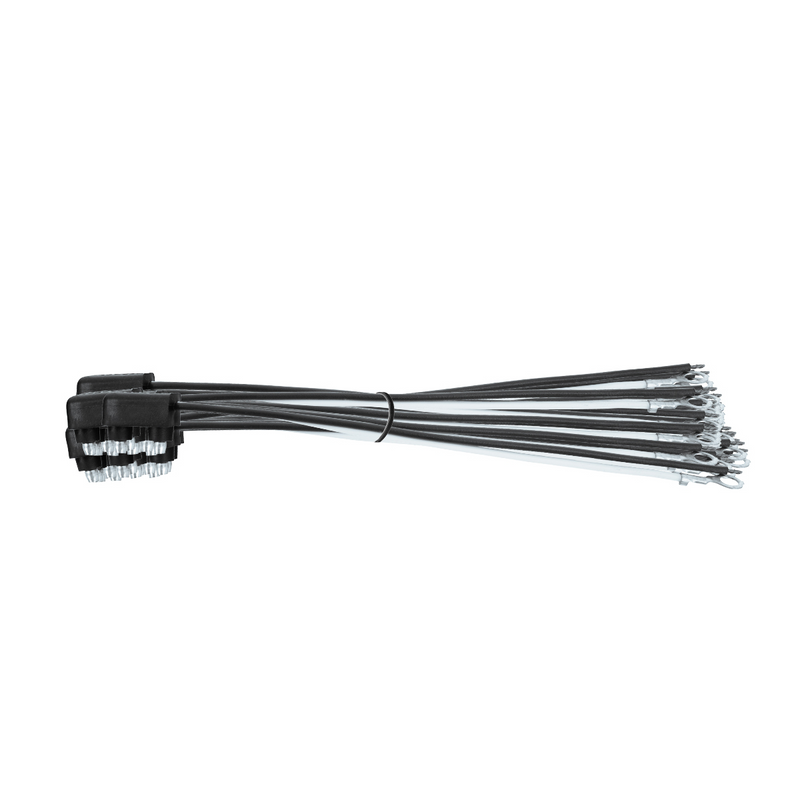 United Pacific 2 Wire Pigtail With 2 Prong Plug 6" Lead (50-Pack) 34210P50