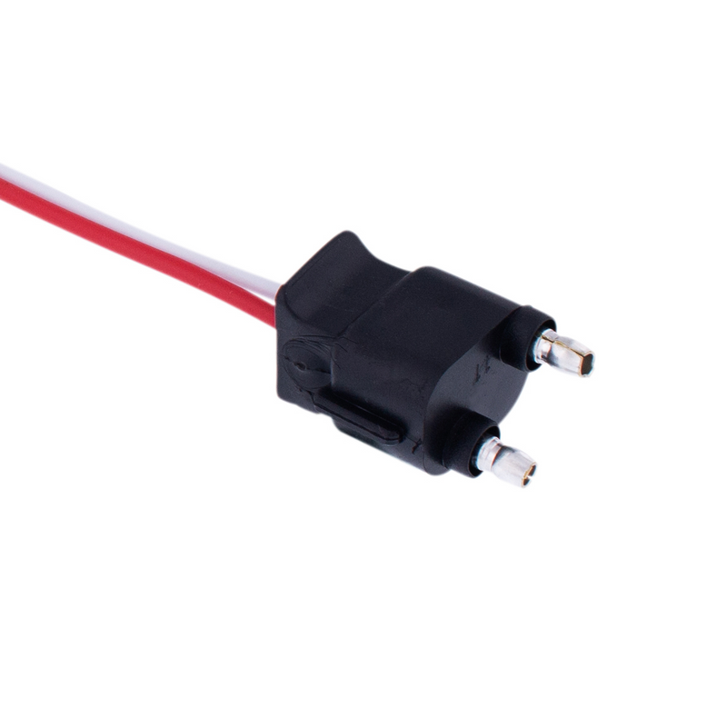 United Pacific 2 Wire Pigtail With 2 Prong Straight Plug 12" Lead (Retail) 34211P